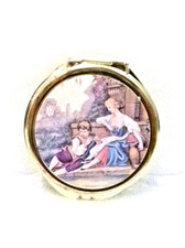 Petit miroir de sac à main - Face à main - Déco