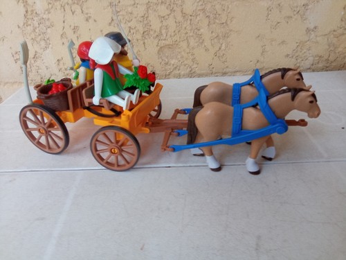 Playmobil vintage charrette - vintage,