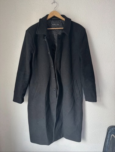 Black long wool - black,