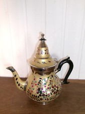 Théière Maroc Métal Chromé