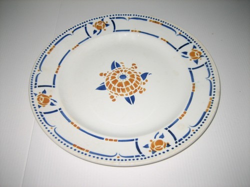 Ancien plat rond faience - , st