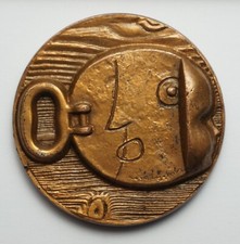 Roger BEZOMBES Médaille en CUIVRE 50 mm ,Monnaie de PARIS