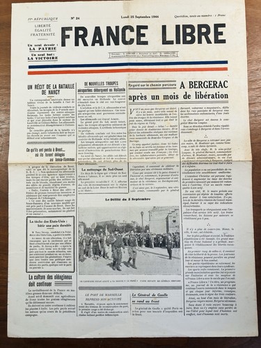 Résistance bergerac 1944 - résistance, à