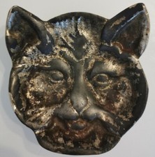 Cendrier ancien Vide Poche Tête De Chat