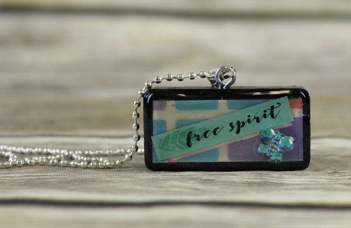 Free spirit butterfly necklace - butterfly,