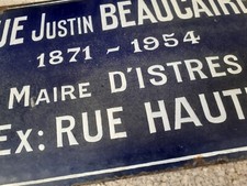 ancienne Plaque Emaillée de