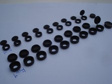 Lot de 100 cache vis noirs PVC