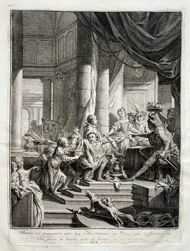 Sancho marmitons duc - marmitons, gravure