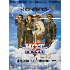 HOT SHOTS Movie Poster  - 47x63 in. - 1991 - Jim Abrahams, Charlie Sheen