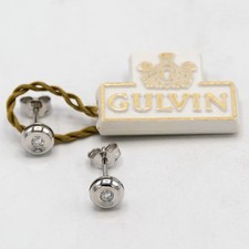 Boucles d'oreilles en or blanc