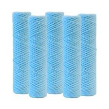 Lot de 5 Cartouches Bobinée Filtre à Eau Anti Sédiments 9 pouces 3/4 - 20 micron