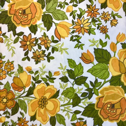 Vintage année 70s tissus - vintage,