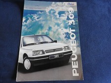 catalogue depliant peugeot 309