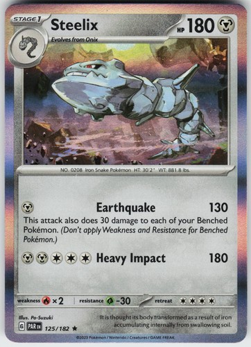 Holo steelix 125 - 125/182, near