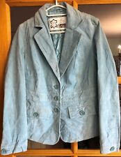 Veste Cuir daim Femme type vintage MEARA CREATION  T 38 40  trés bon état 