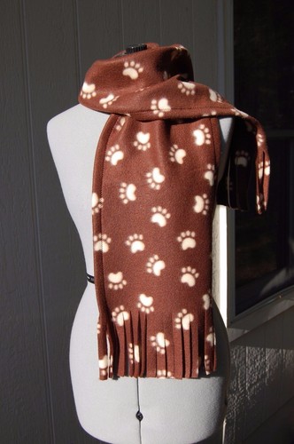 Paw print brown - print,