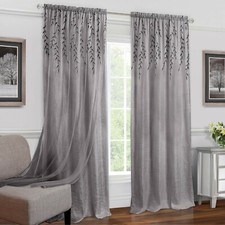 Achim Willow Grey Embroidered