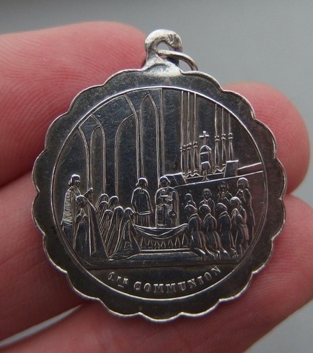 Ancienne médaille argent - en,