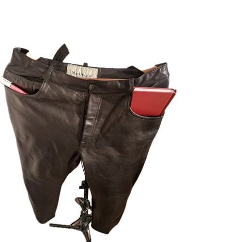 Pantalon cuir marque mac - pantalon,