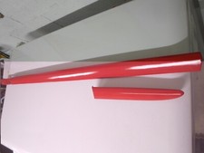 RENAULT CLIO 3 RS JEU DE BAGUETTES GAUCHE ROUGE TORO NNF  NEUF ORIGINE D'EPOQUE