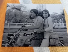 Autographe De Véronique  Jannot. Le Jeune Fabre Comédienne Française 12/17 Cm