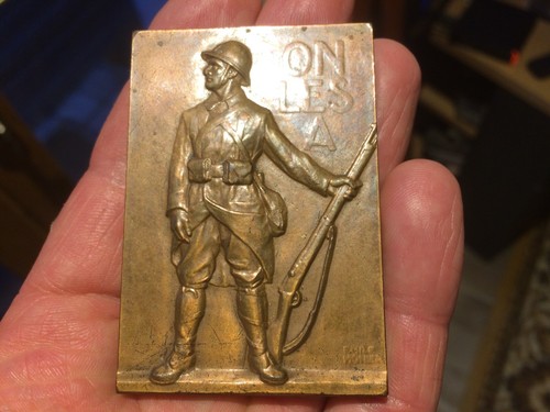 Rare plaque bronze medaille - plaque,