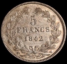 5 Francs 1842 Louis Philippe I