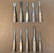 Lot 1 compose de 10 ciseaux a bois japonais