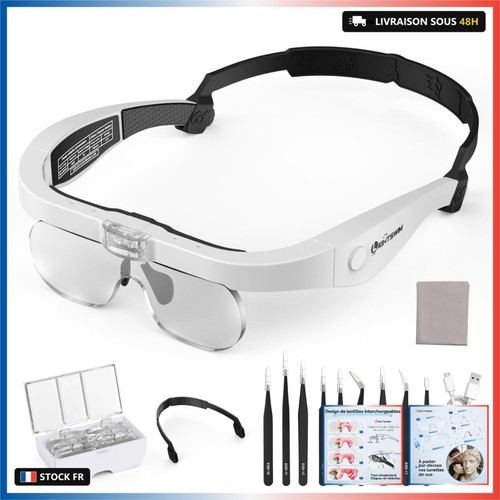 Loupe frontale led - loupe,