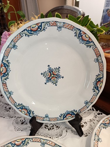 Grande assiette plate - , en