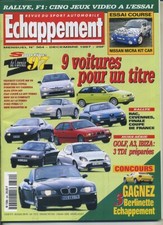 ECHAPPEMENT n°364 12/1997 ALFA GTV6 24V AUDI A3 1.8T BMW 323 ti Compact