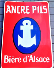 Plaque émaillée publicitaire