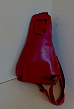 SAC A DOS EN CUIR BORDEAUX VINTAGE MARQUE KEVIM
