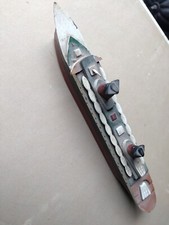 PAQUEBOT FRANCE FRENCH LINE JOUET ANNÉES 60 EN BOIS