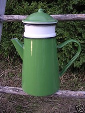 Cafetière filtre émaillée