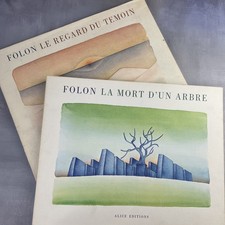 Recueil aquarelles folon le - folon,