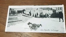 CPA LES SPORTS LA LUGE  N 2 Carte publicitaire CHICOREE EXTRA LEROUX