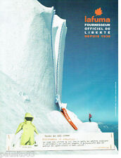 PUBLICITE ADVERTISING 115  2006  Lafuma   veste et vetements de ski