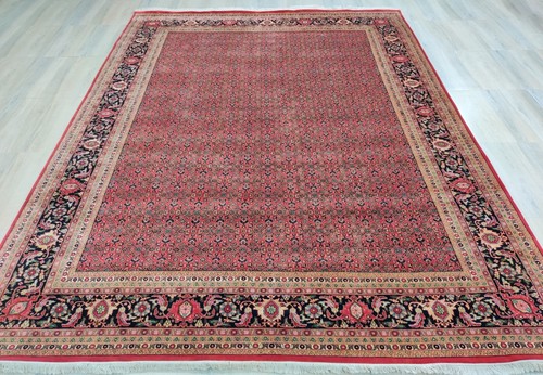 Tapis vintage noué - à, main
