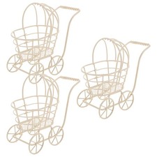 3 Pcs Jouet Poussette Mini