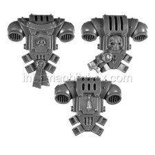 SMGK20 BACK PACK x3 CHEVALIER GRIS WARHAMMER 40000 BITZ GREY KNIGHT 22-23-24