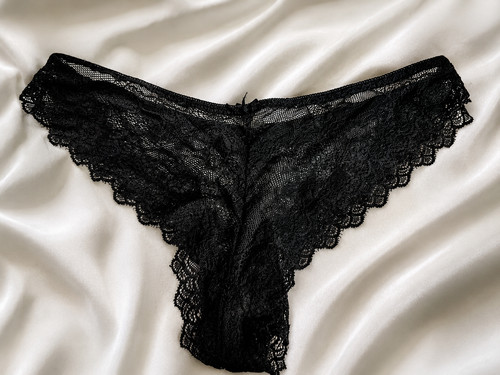 Tanga échancré dentelle - échancré, en