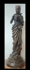 statue bronze signée