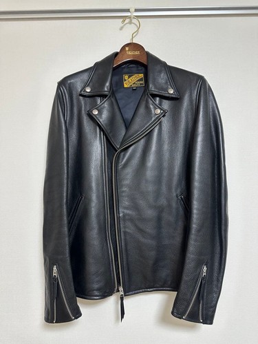 Veste double cavalier cuir - veste, y'2