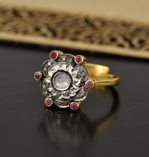Bague ancienne victorienne - ancienne, en