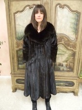  Mink Fur  Coat w/sable collar