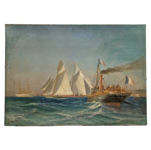 Peinture huile sur - , toile