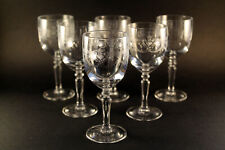 6 verres à liqueur cristal