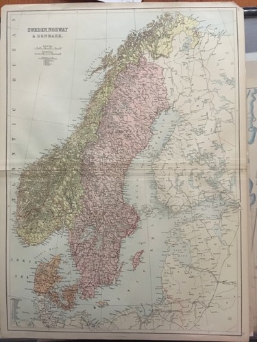1860 lithograph map of - 1860’s,
