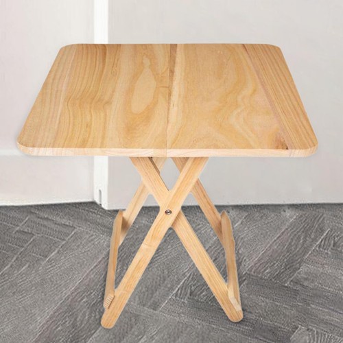 Table pliante carrée bois - table,